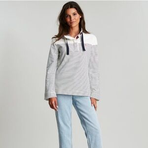 Joules Women’s Saunton Striped Sweatshirt Size 4